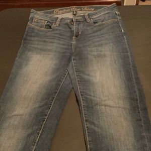 Gap premium super skinny dark jeans